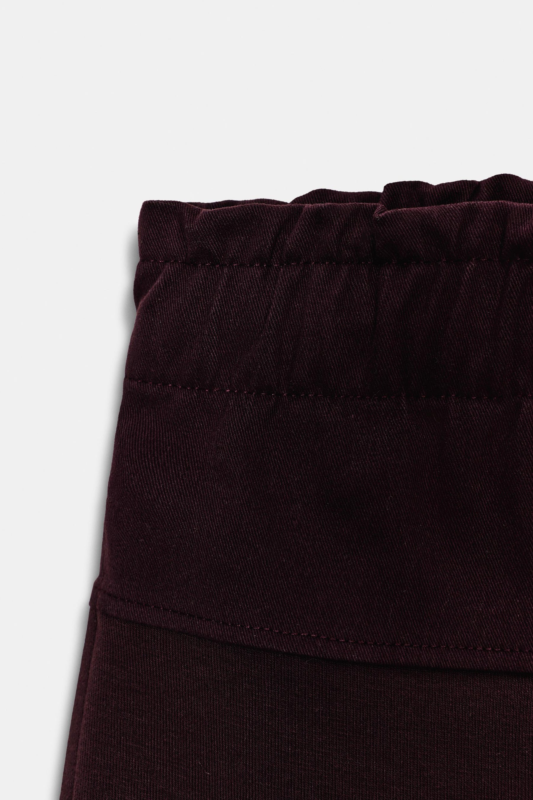 CONTRAST TROUSERS