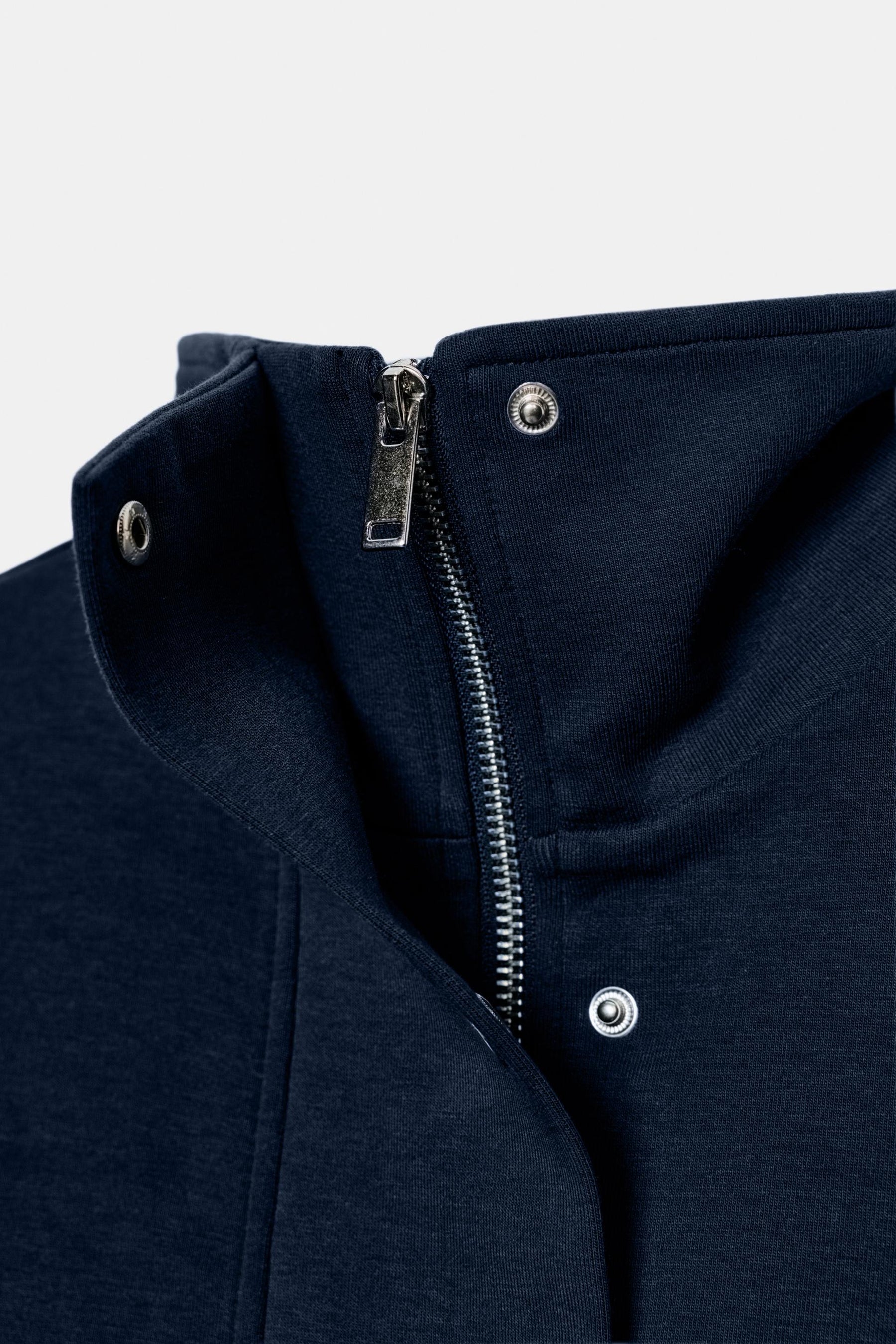 High-Neck Bomber Jacket