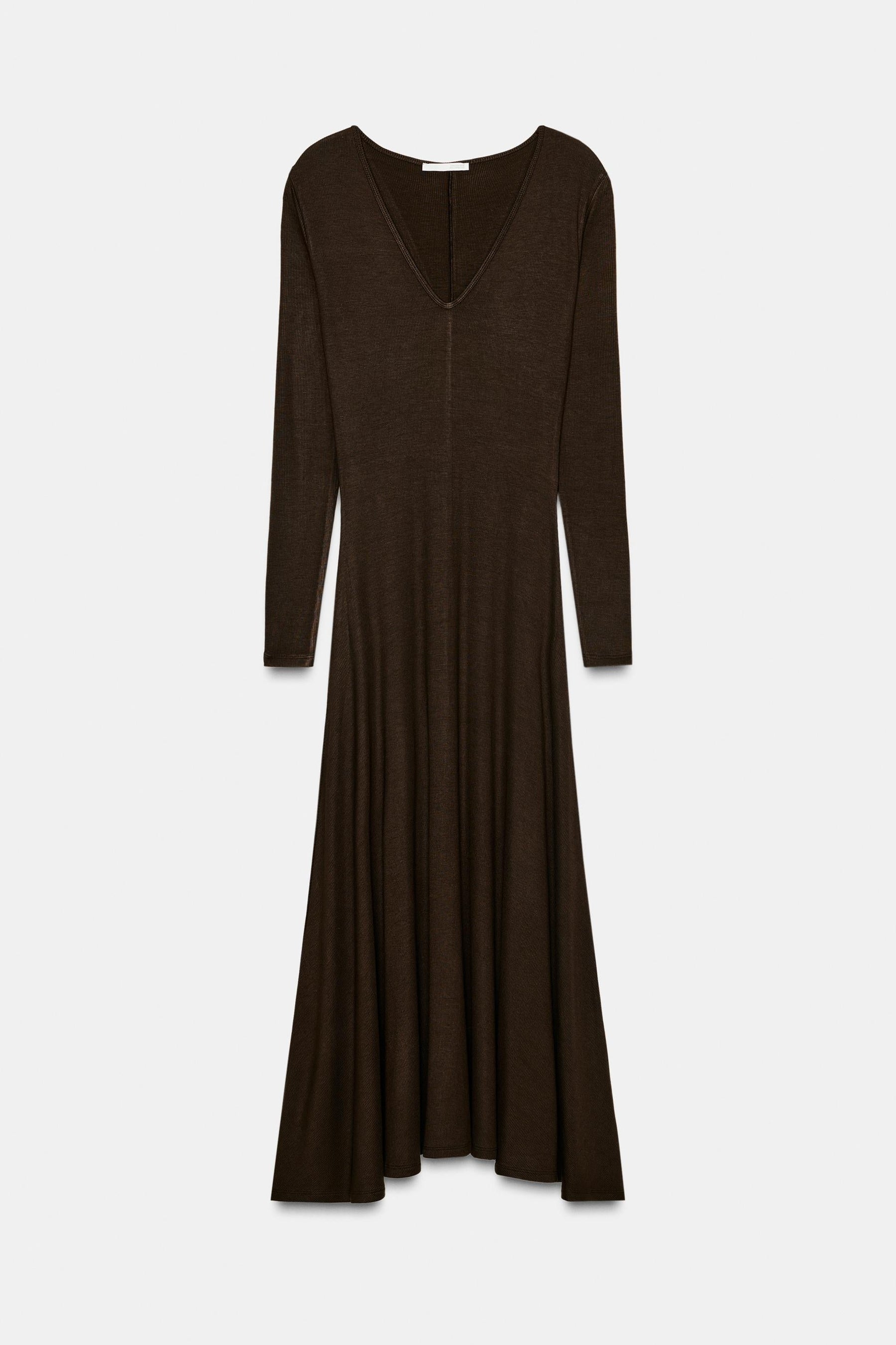 V-NECK DRESS