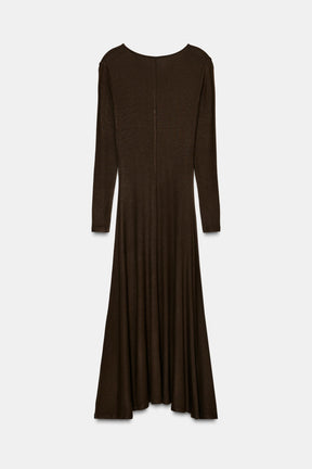 V-NECK DRESS
