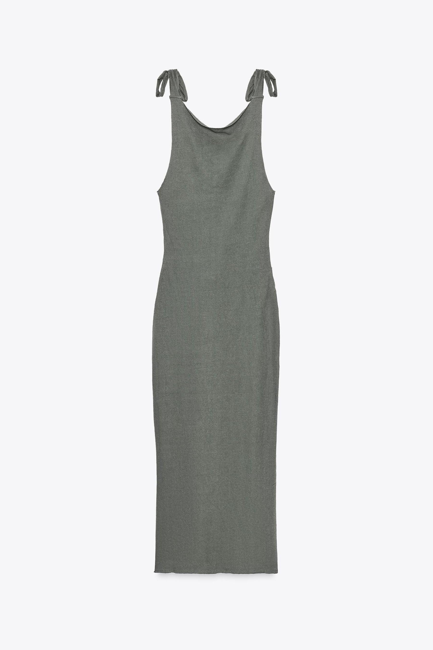 BELTED BOW DRESS