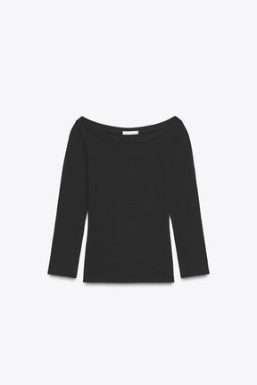 Boat neck t-shirt