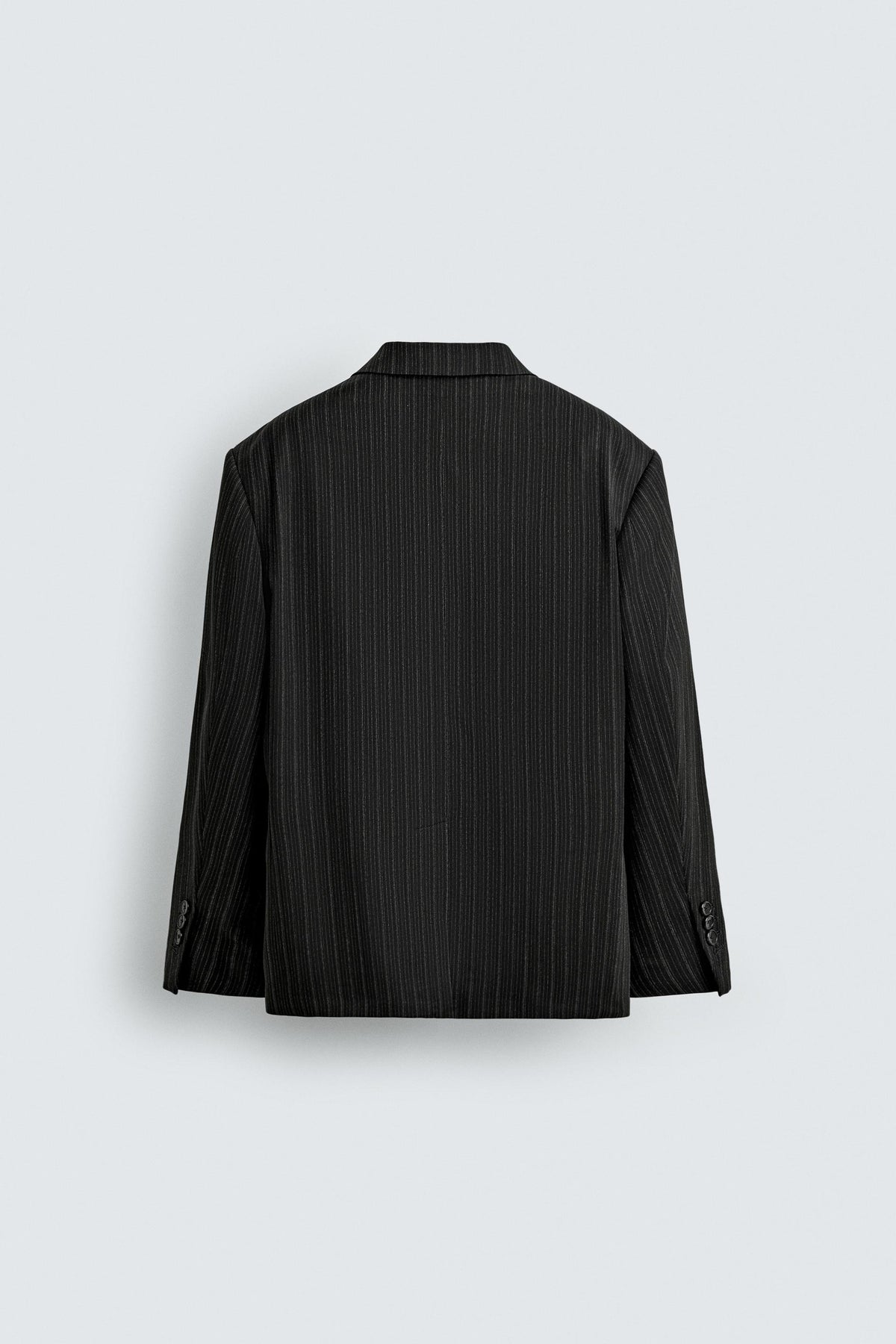 Pinstripe Double-Breasted Jacket
