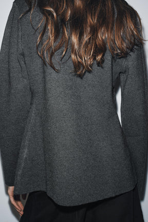 BROOCH KNIT BLAZER - Image 3