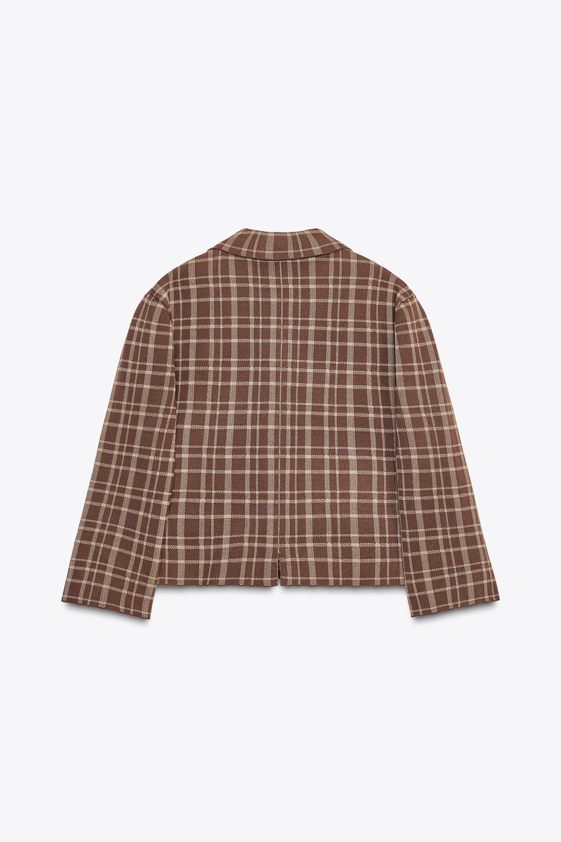 CHECK CARDIGAN - Image 7