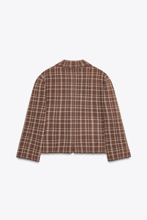 CHECK CARDIGAN - Image 7