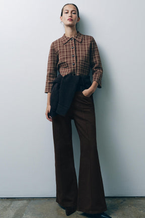 CHECK CARDIGAN - Image 1
