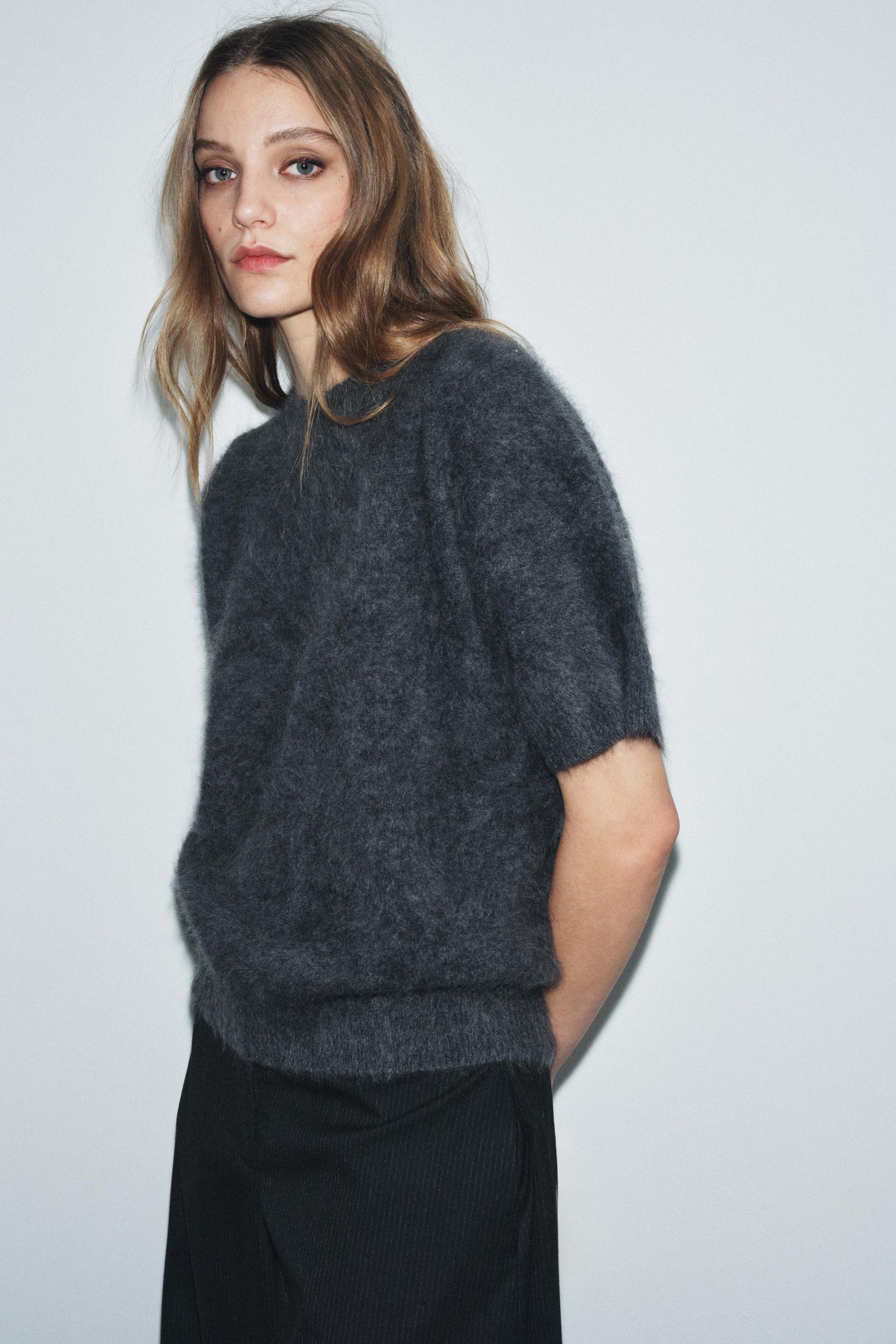 OVERSIZED WOOL SHORT JUMPER