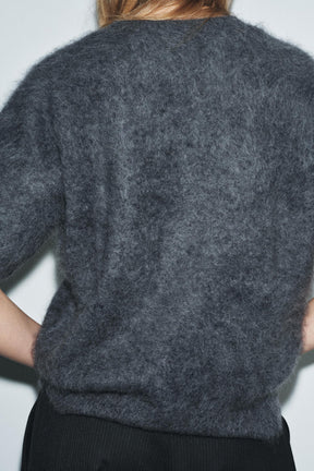 OVERSIZED WOOL SHORT JUMPER