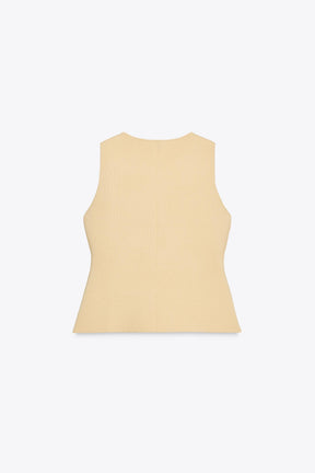 BUTTONED KNIT WAISTCOAT - Image 6