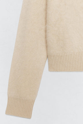 Wool Polo Collar Jacket