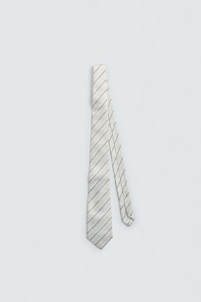 100% SILK STRIPED TIE - Image 4