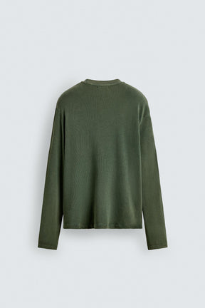 WASHED COTTON SWEATER - Image 7