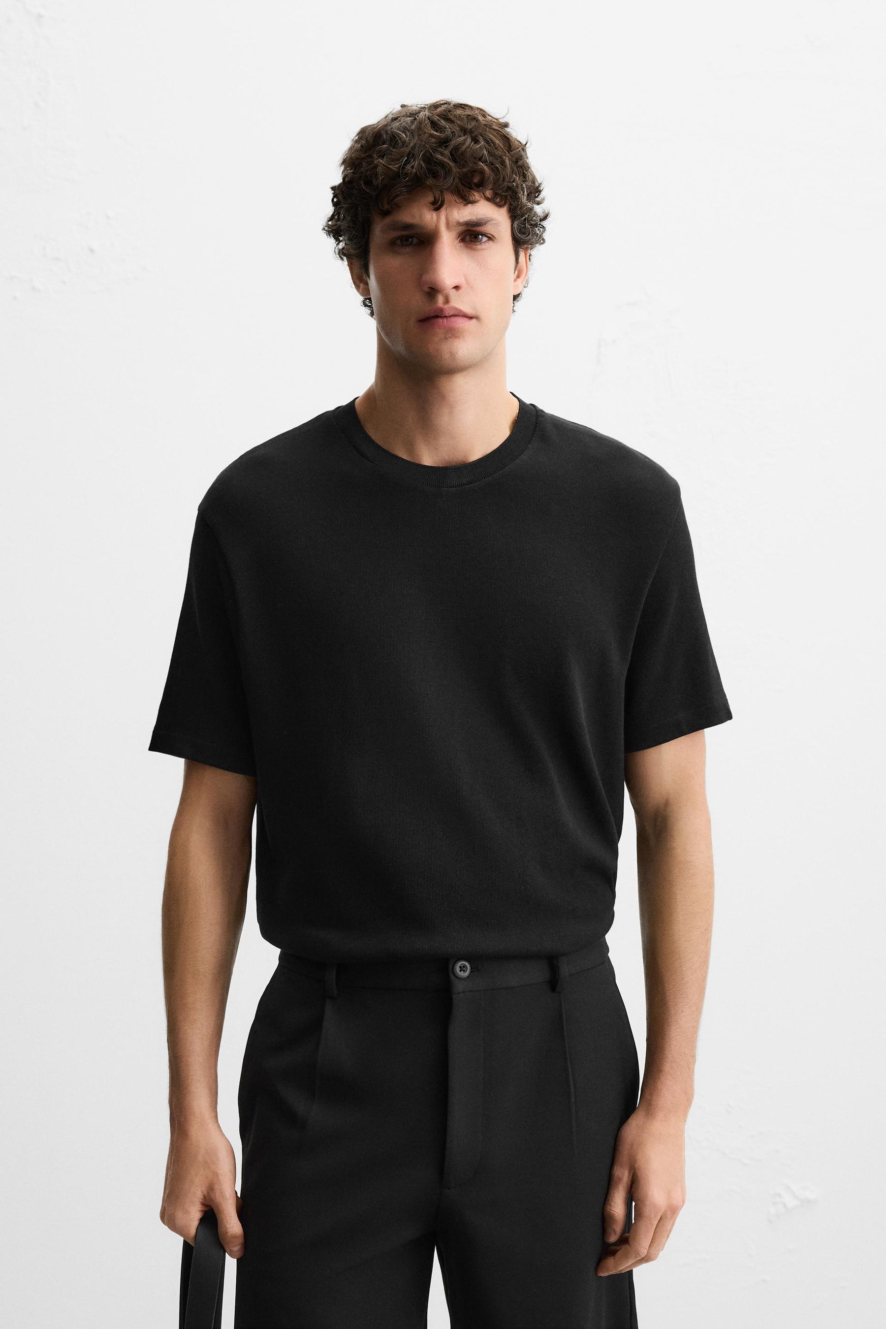 REGULAR FIT KNIT T-SHIRT - Image 2