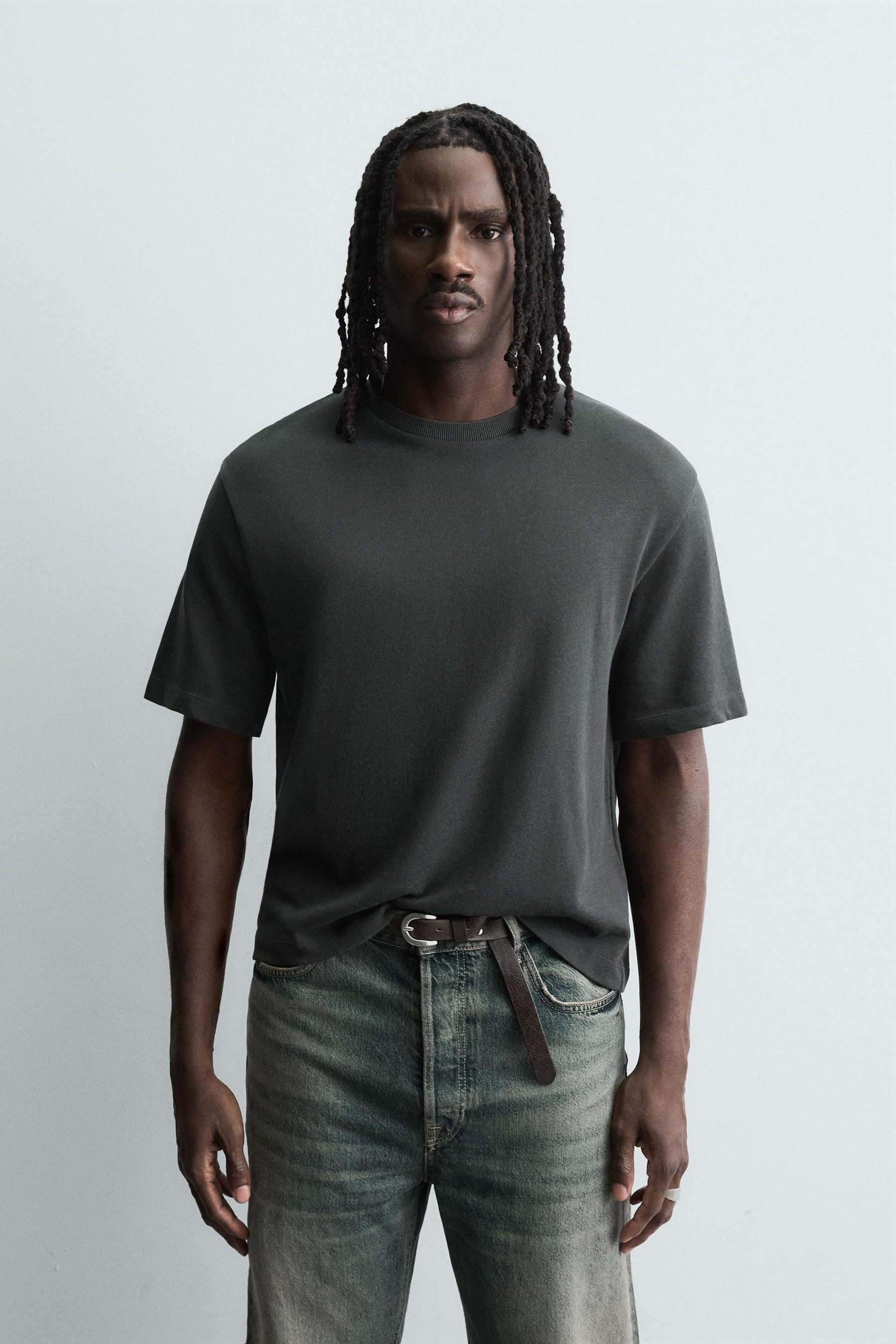 BOXY FIT KNIT T-SHIRT - Image 2
