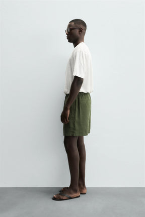 BERMUDA SHORTS LINEN BLEND - Image 4