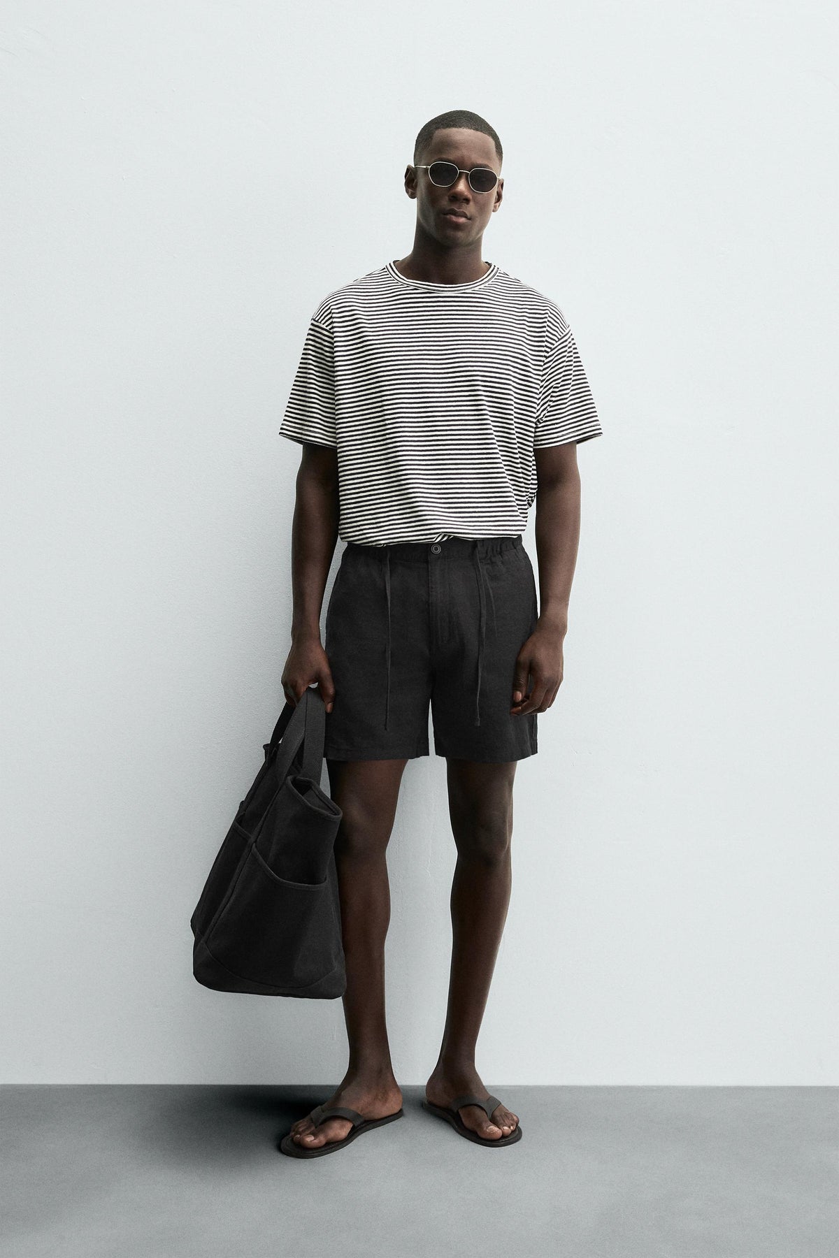 BERMUDA SHORTS LINEN BLEND - Image 1