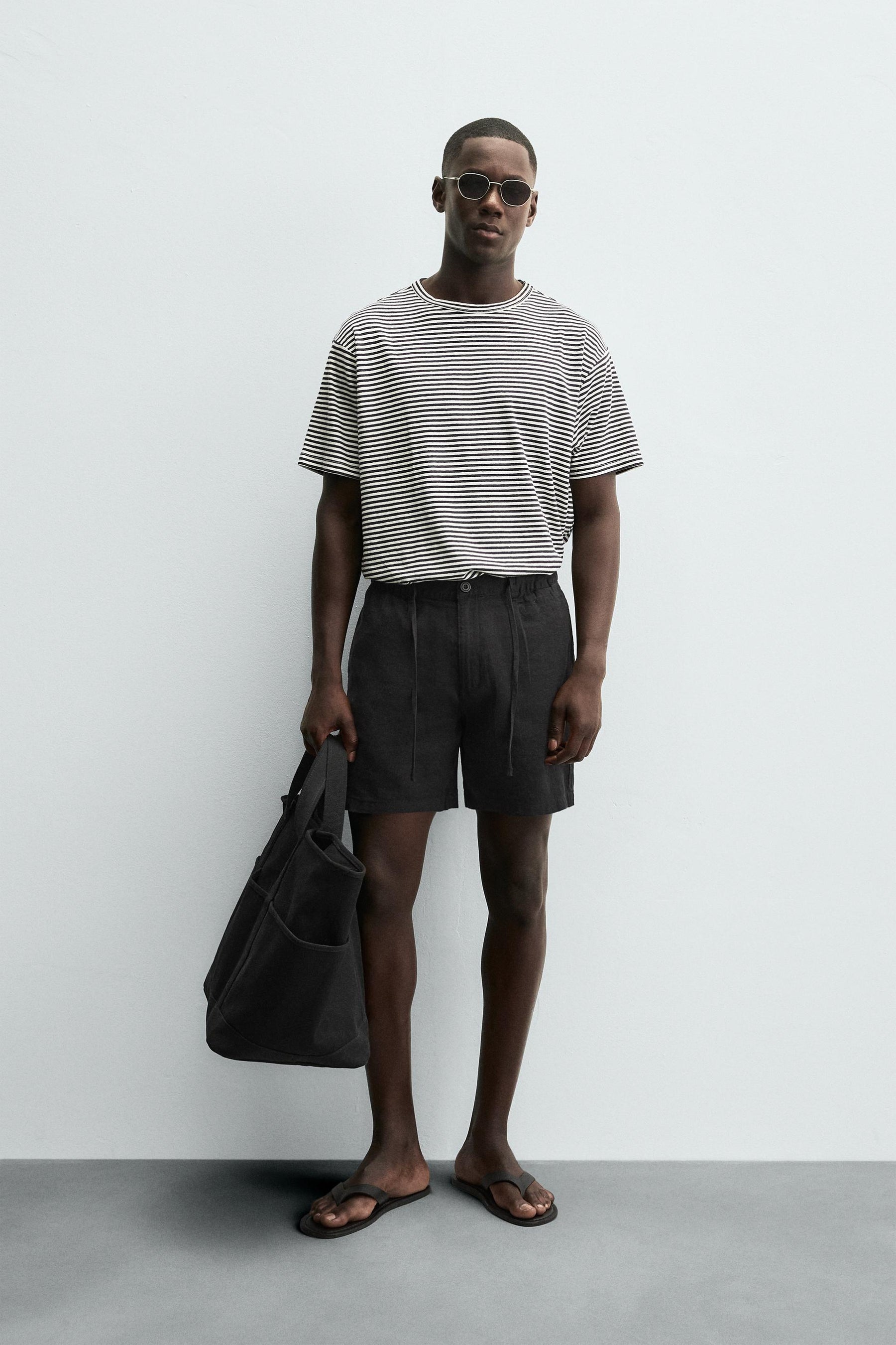 BERMUDA SHORTS LINEN BLEND - Image 1