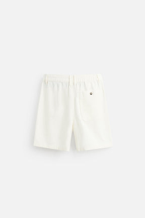 LINEN/COTTON BERMUDA SHORTS - Image 7