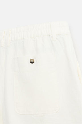 LINEN/COTTON BERMUDA SHORTS - Image 9
