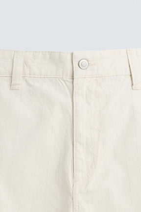 STRIPED REGULAR FIT BERMUDA SHORTS - Image 8