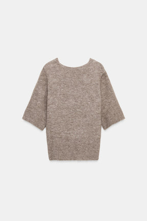Open-Back Knit Jumper