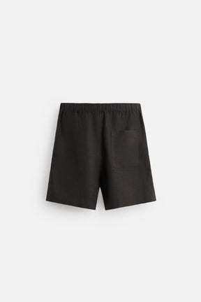 100% LINEN BERMUDA SHORTS - Image 8