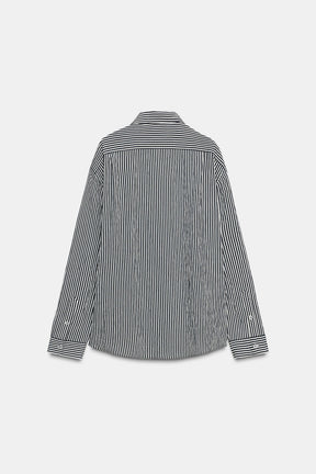 Striped Flowing Shirt