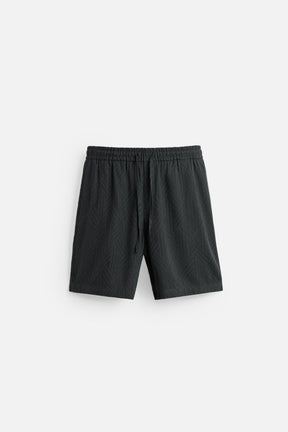 GEOMETRIC JACQUARD BERMUDA SHORTS - Image 7