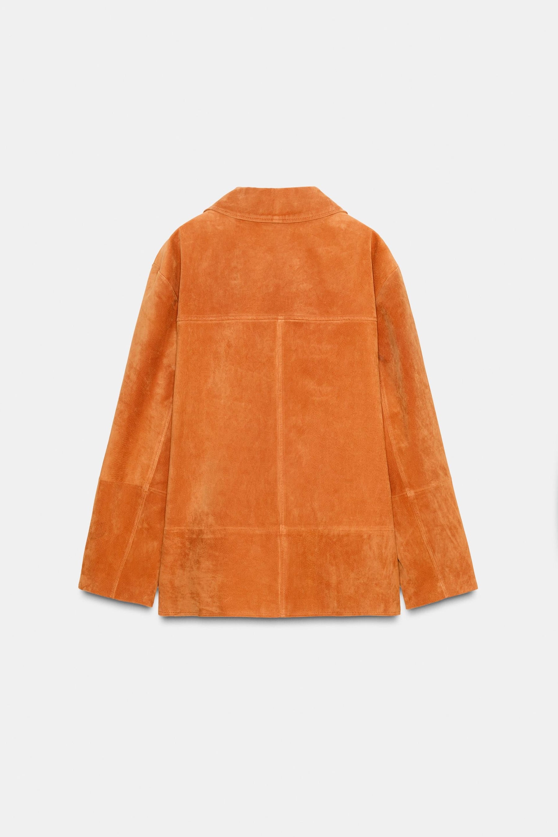 100% LEATHER SUEDE JACKET - Image 4