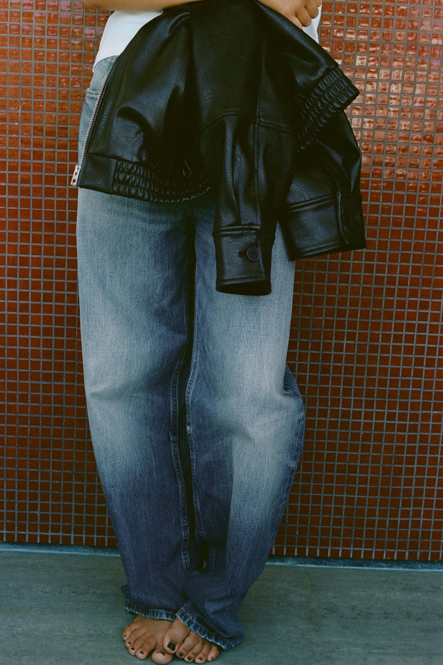 BOMBER MIT LEDEREFFEKT