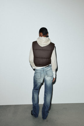 RUBBERISED PADDED GILET - Image 4
