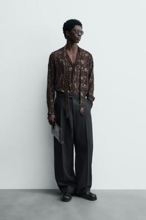 LIMITED EDITION SEQUINNED SEMI-SHEER SHIRT - Image 1