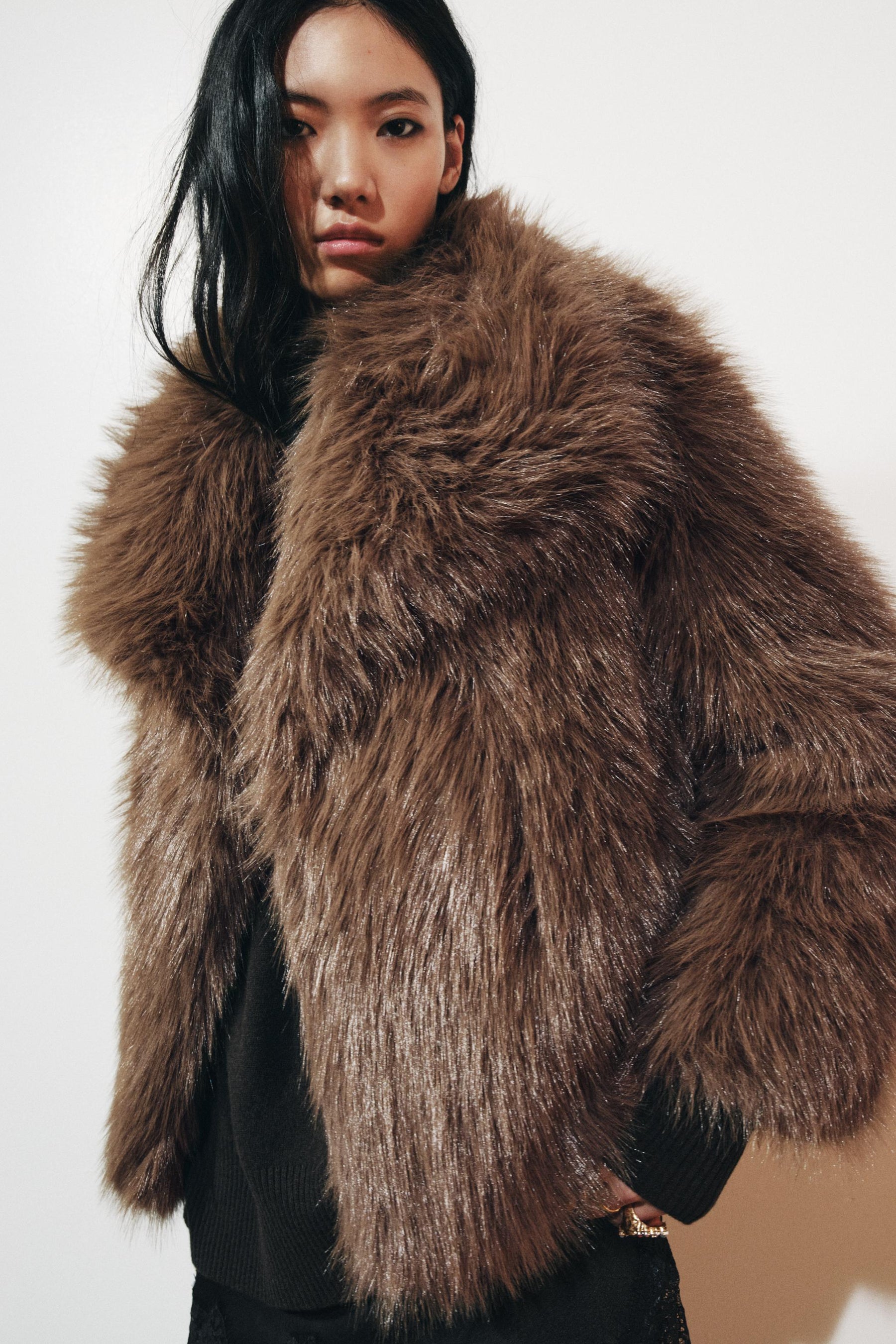 Faux Fur Coat