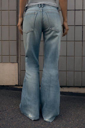 Flare Low-Rise Jeans