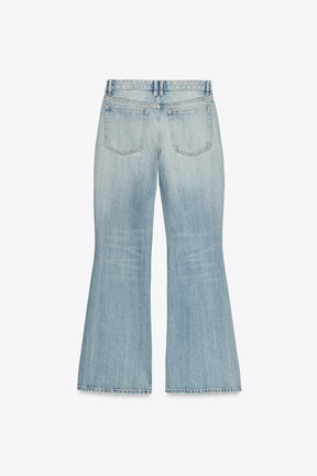 Flare Low-Rise Jeans
