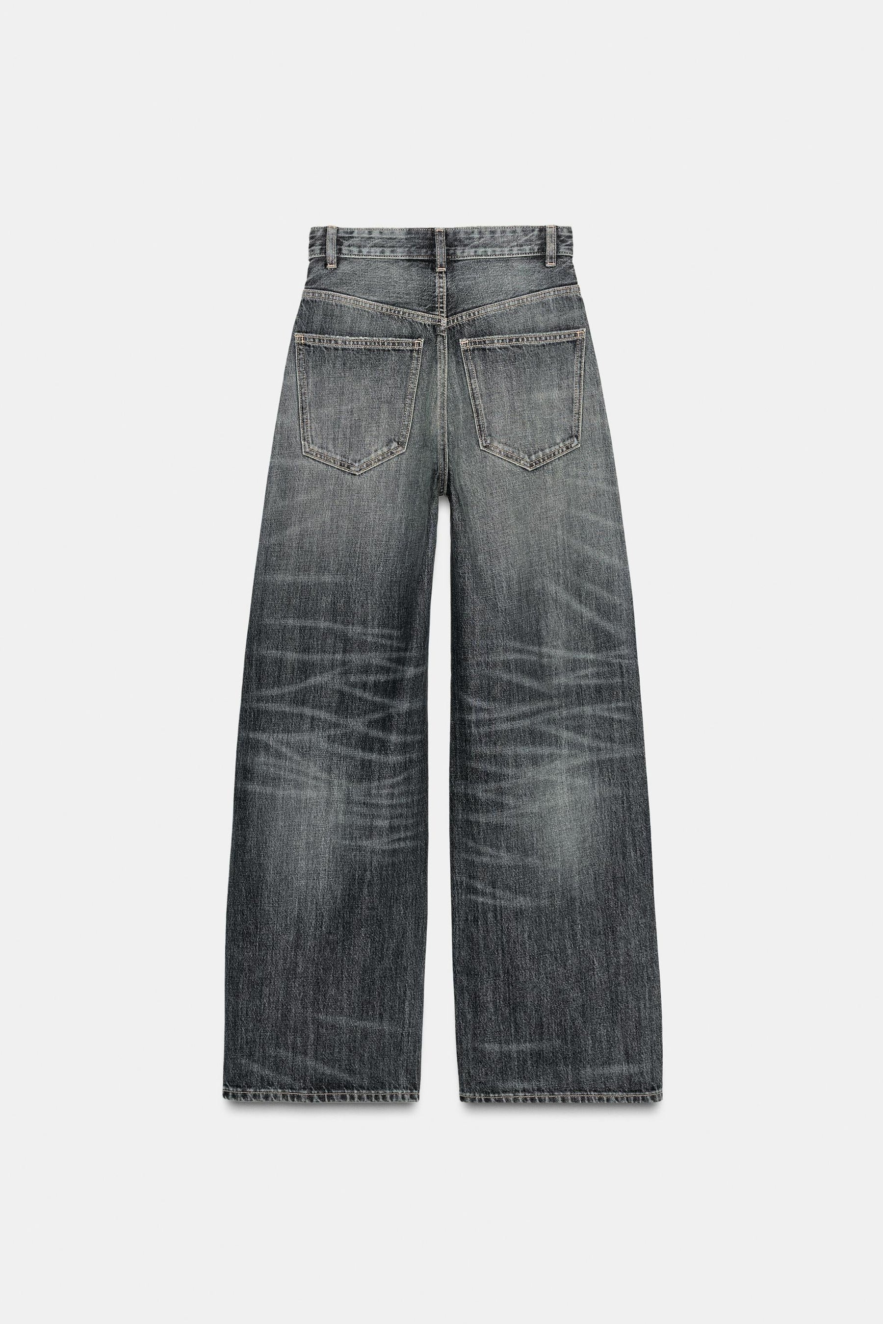 Wide-Leg High-Waist Jeans