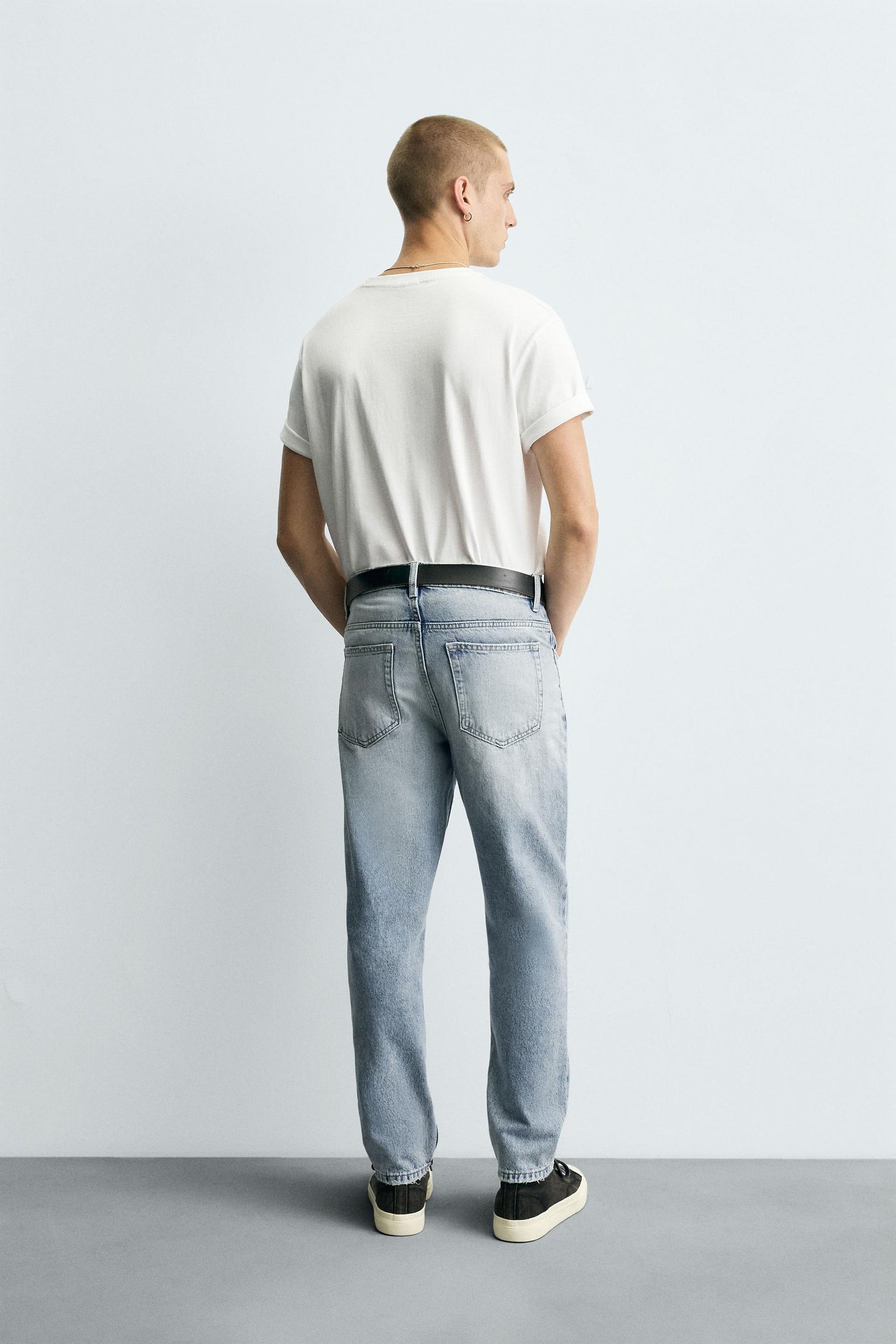 SLIM FIT CROPPED JEANS - Image 3