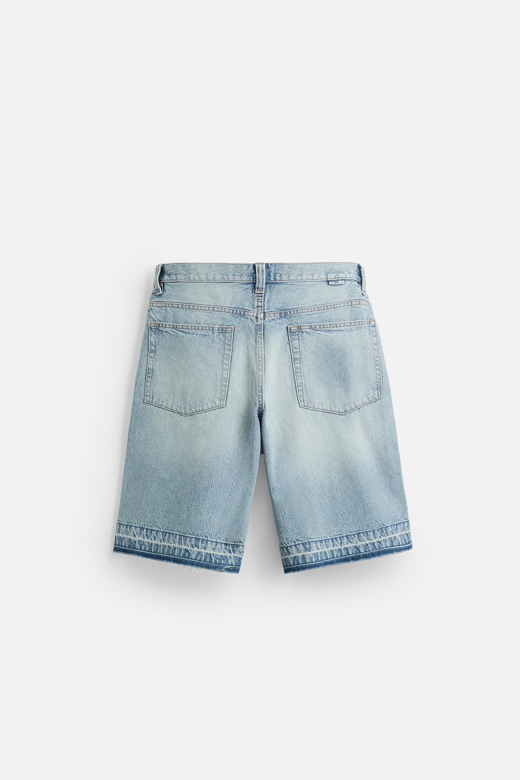 BAGGY FIT DENIM BERMUDA SHORTS - Image 8
