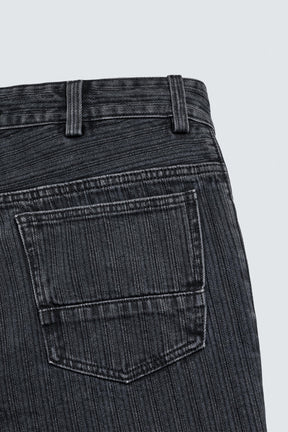 TEXTURED STRIPE JEANS - Image 10