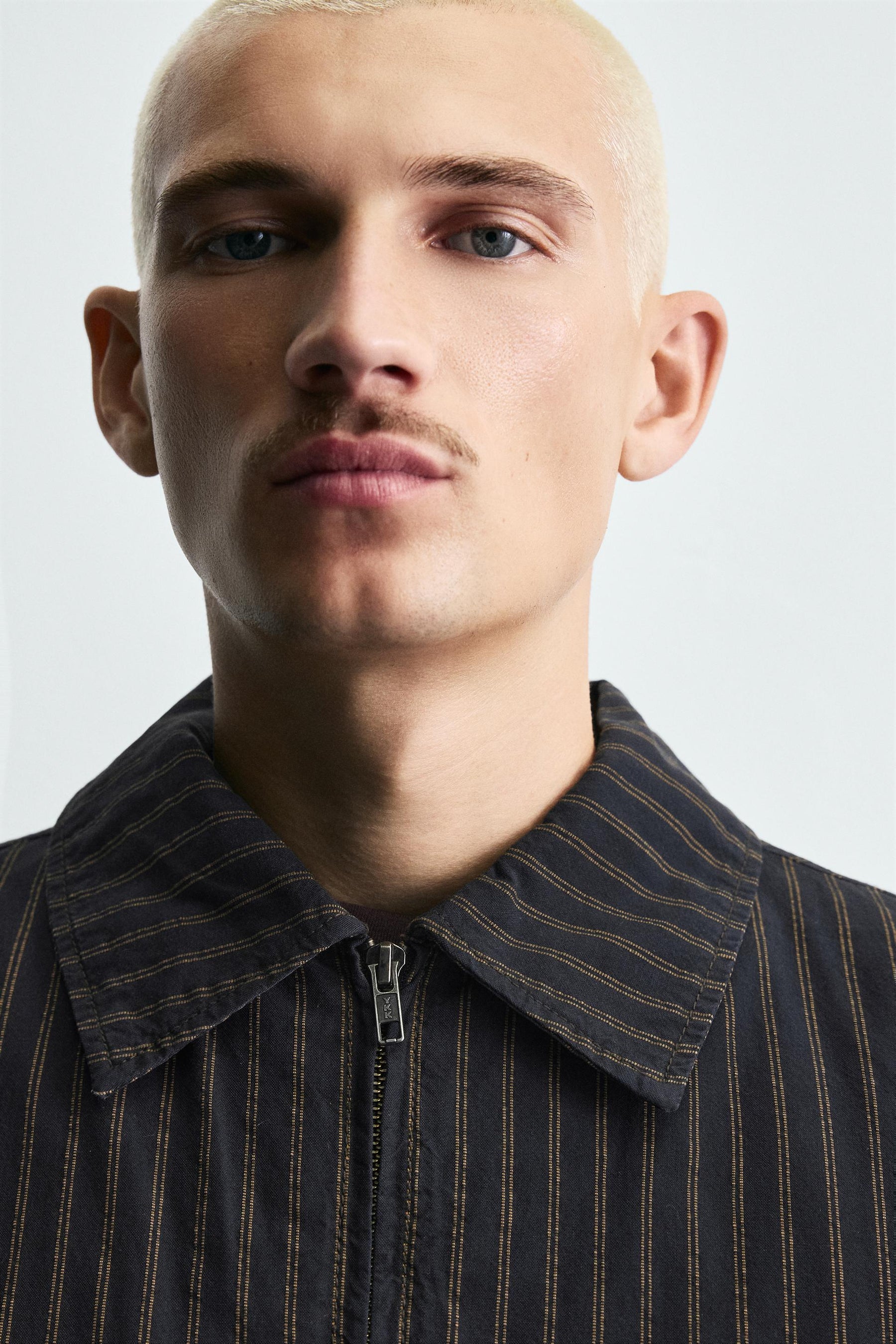 STRIPED CROPPED FIT JACKET - Image 6