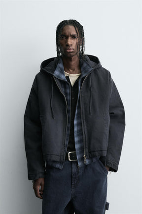 BOXY FIT TEXTURED JACKET - Image 2