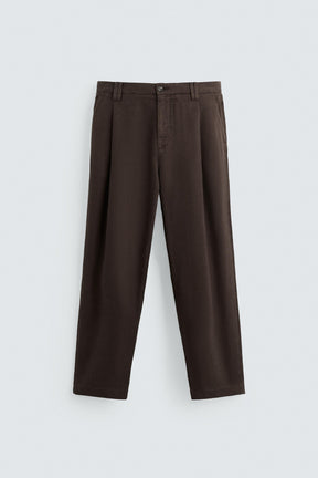 PLEATED FLOWING TROUSERS - Image 7