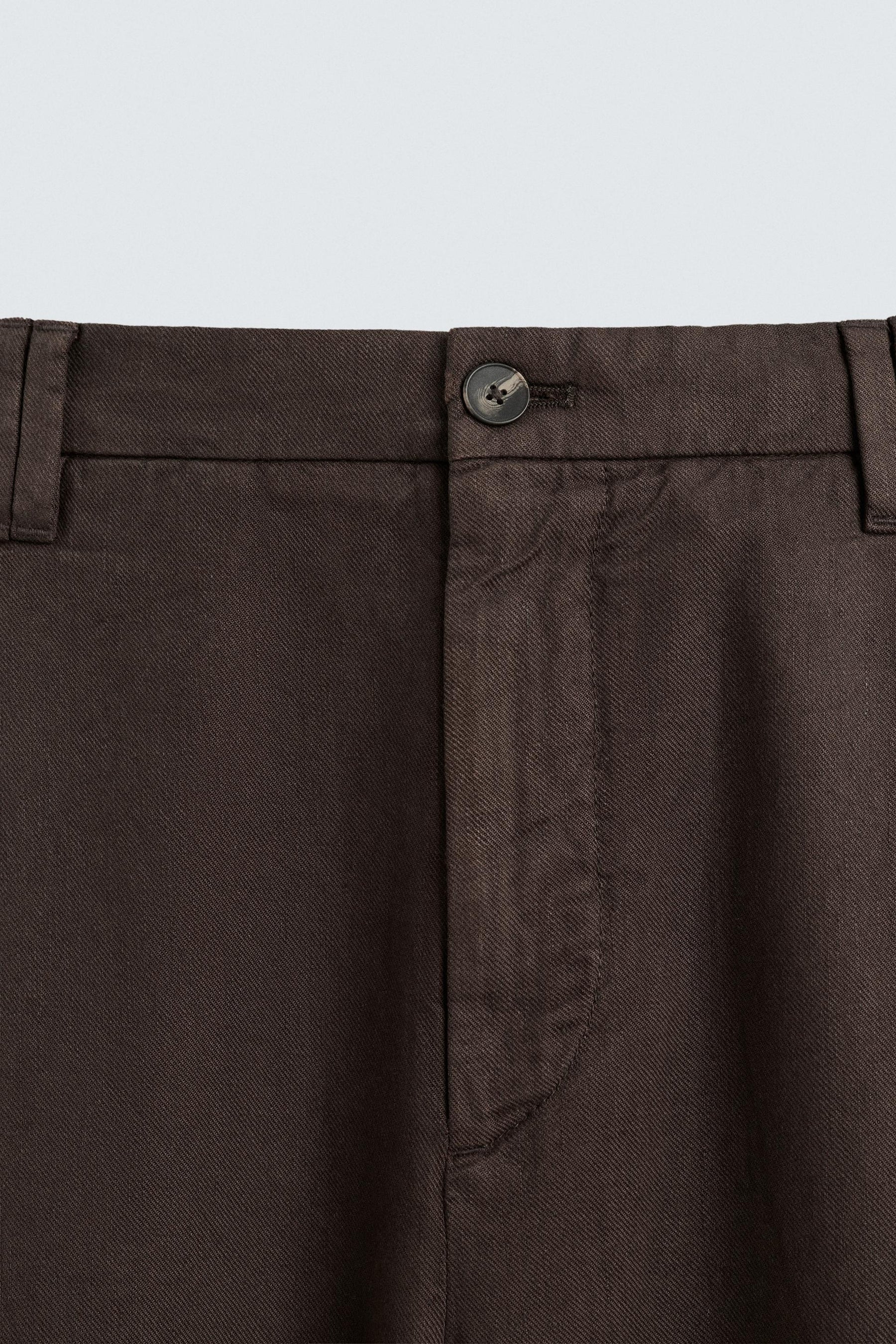 PLEATED FLOWING TROUSERS - Image 9