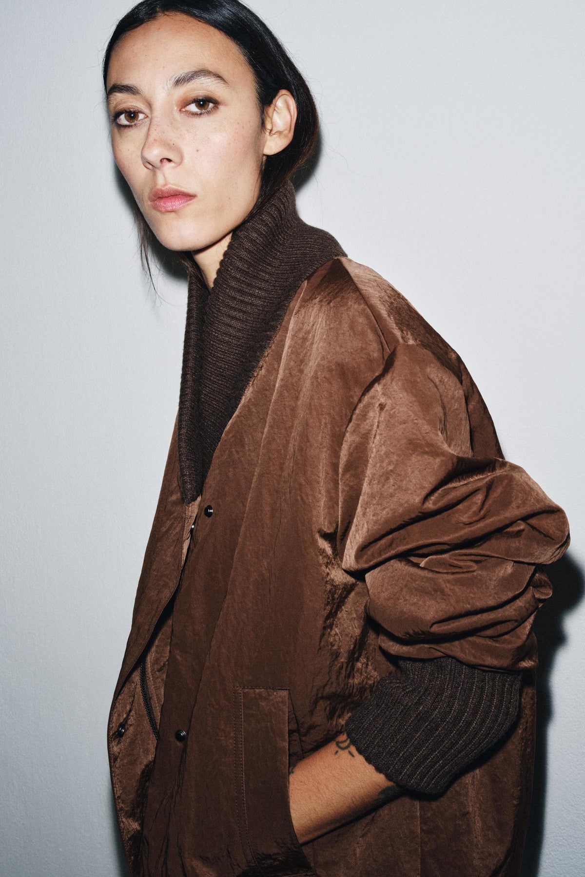 ZW COLLECTION RIBBED JACKET - Image 2