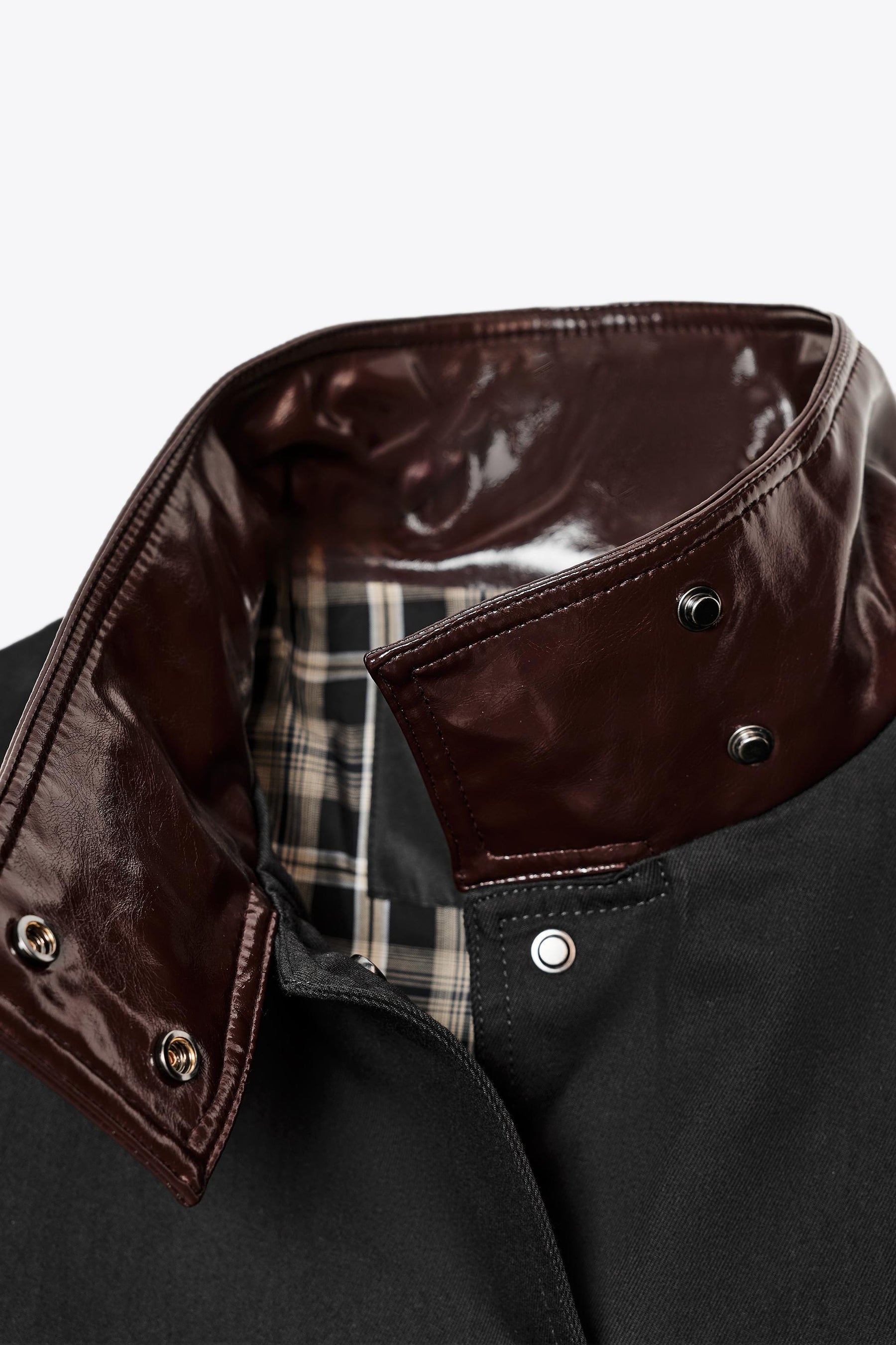 ZW COLLECTION CONTRAST COLLAR JACKET - Image 8