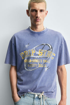 VARSITY GRAPHIC PRINT T-SHIRT - Image 5