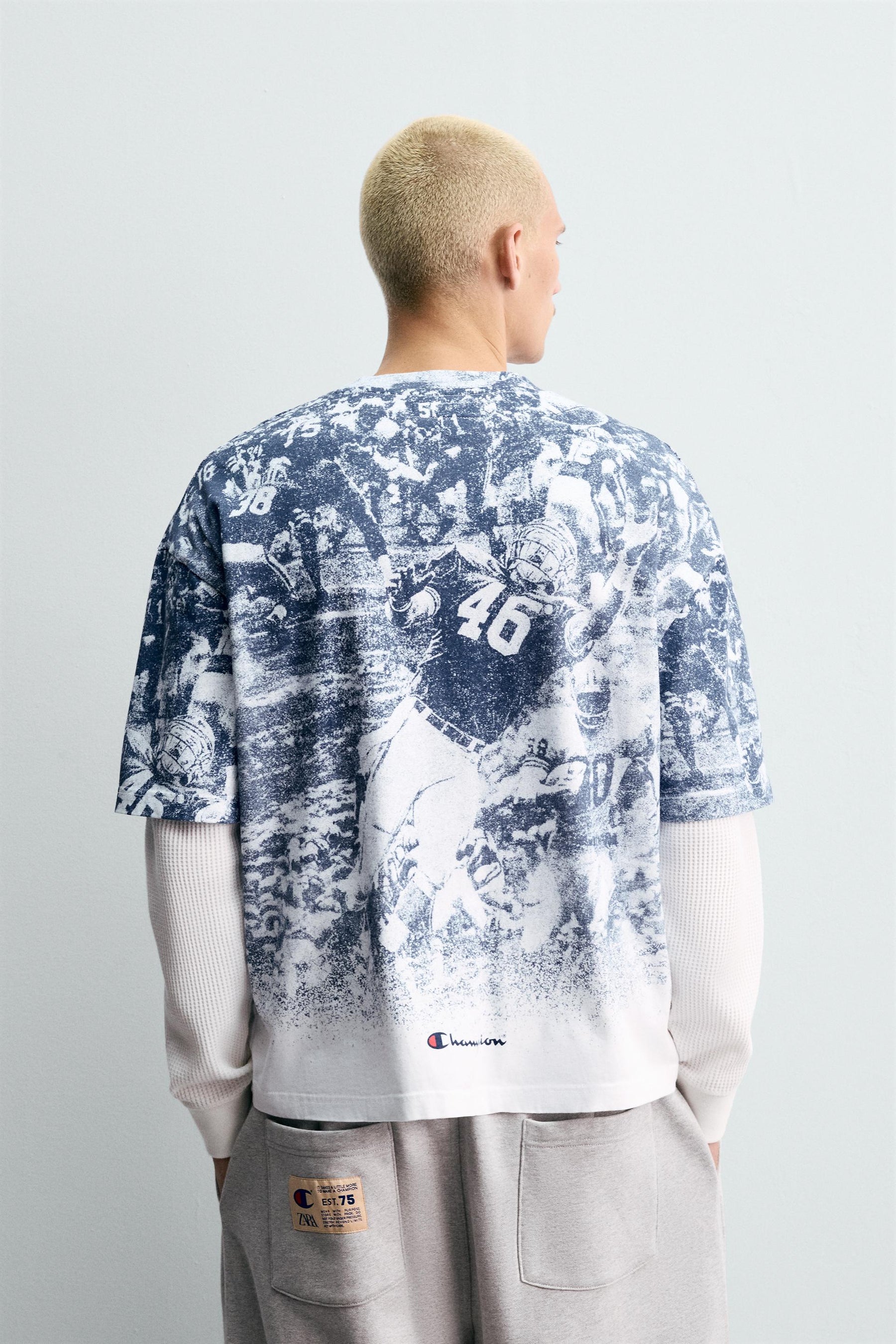 AMERICAN FOOTBALL PRINT T-SHIRT CHAMPION ® X - Image 3