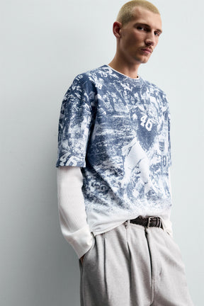 AMERICAN FOOTBALL PRINT T-SHIRT CHAMPION ® X - Image 5