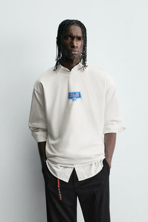 CONTRAST PRINT T-SHIRT - Image 2